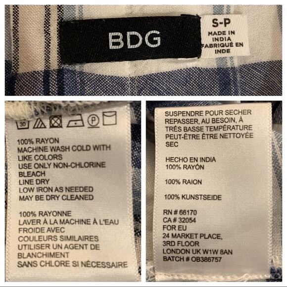 BDG Split Side Flowy Button Down Tunic - Picture 5 of 5